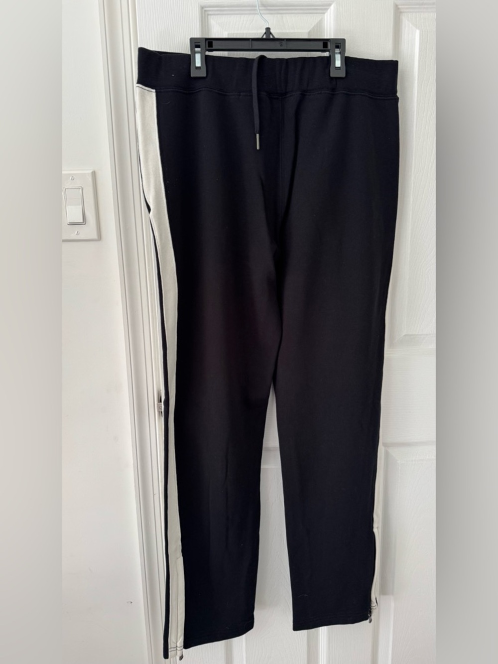 Polo by Ralph Lauren Black Joggers with White Side Stripe